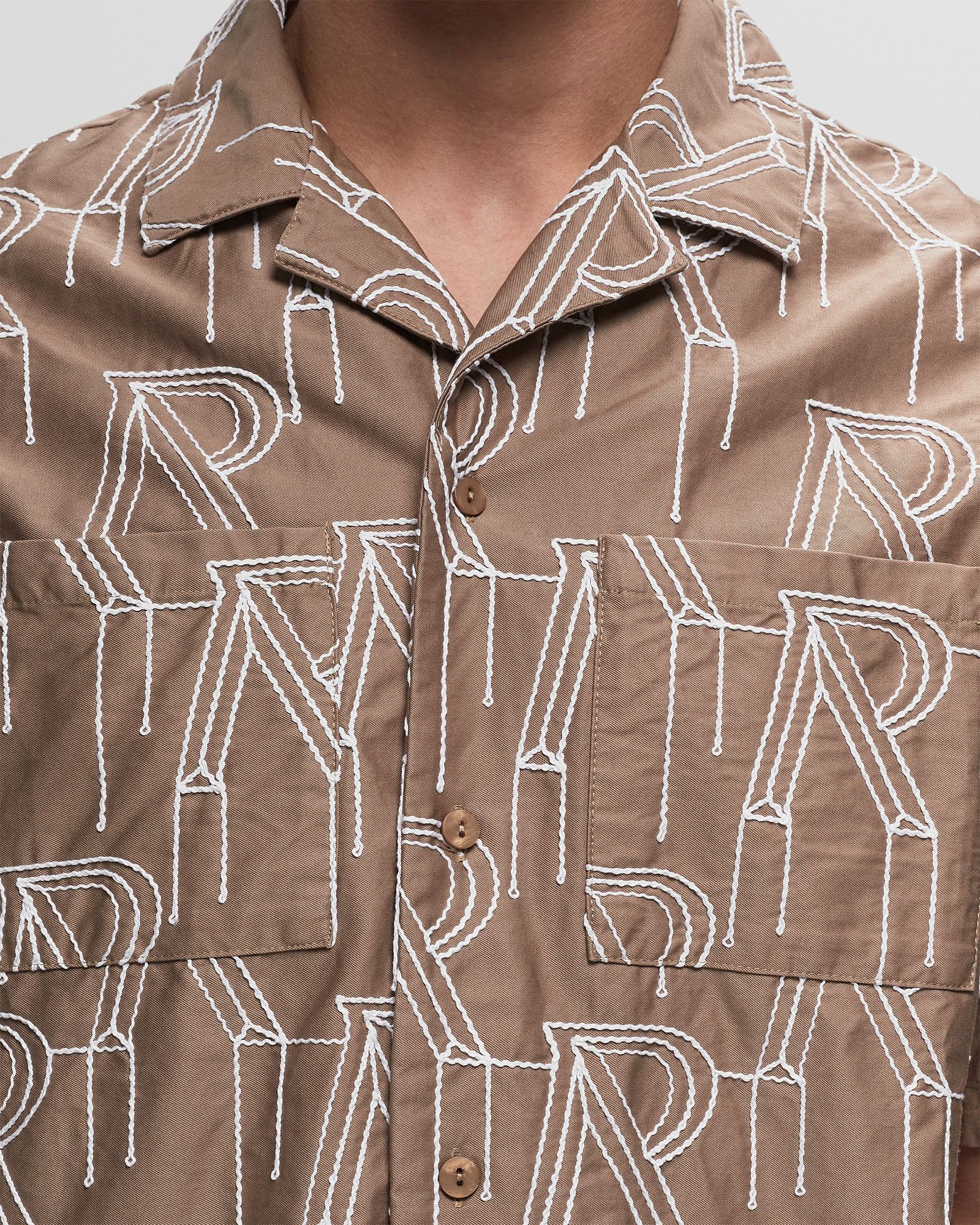 EMBRODIERED INITIAL OVERSHIRT - 3