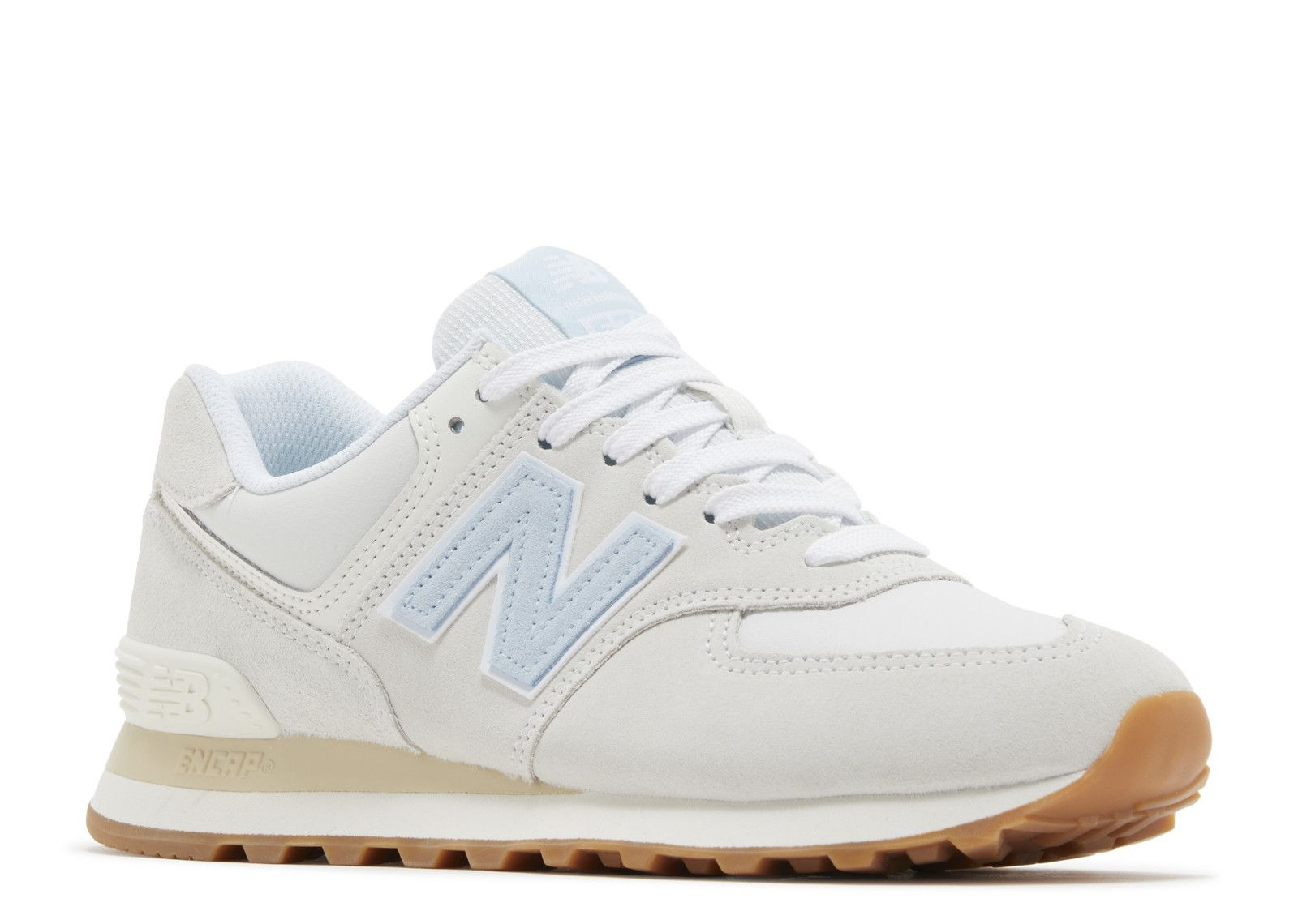 NEW BALANCE WMNS 574 'REFLECTION LIGHT CHROME BLUE' - 2