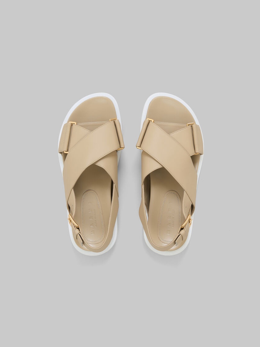 BEIGE LEATHER FUSSBETT - 4