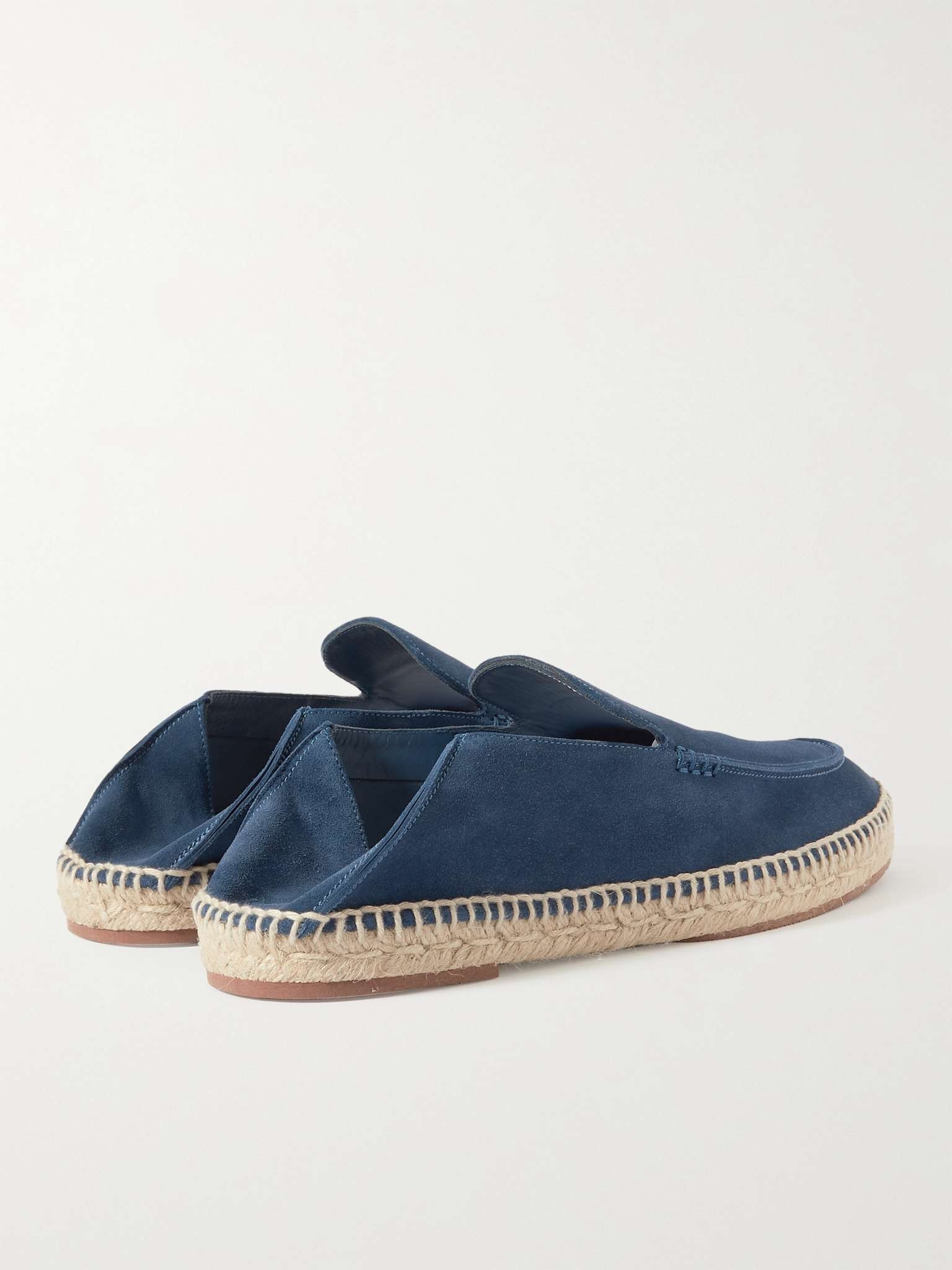 Seaside Walk Collapsible-Heel Suede Espadrilles - 7