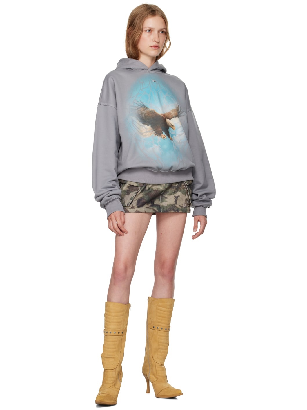 Gray Monument Valley Hoodie - 4