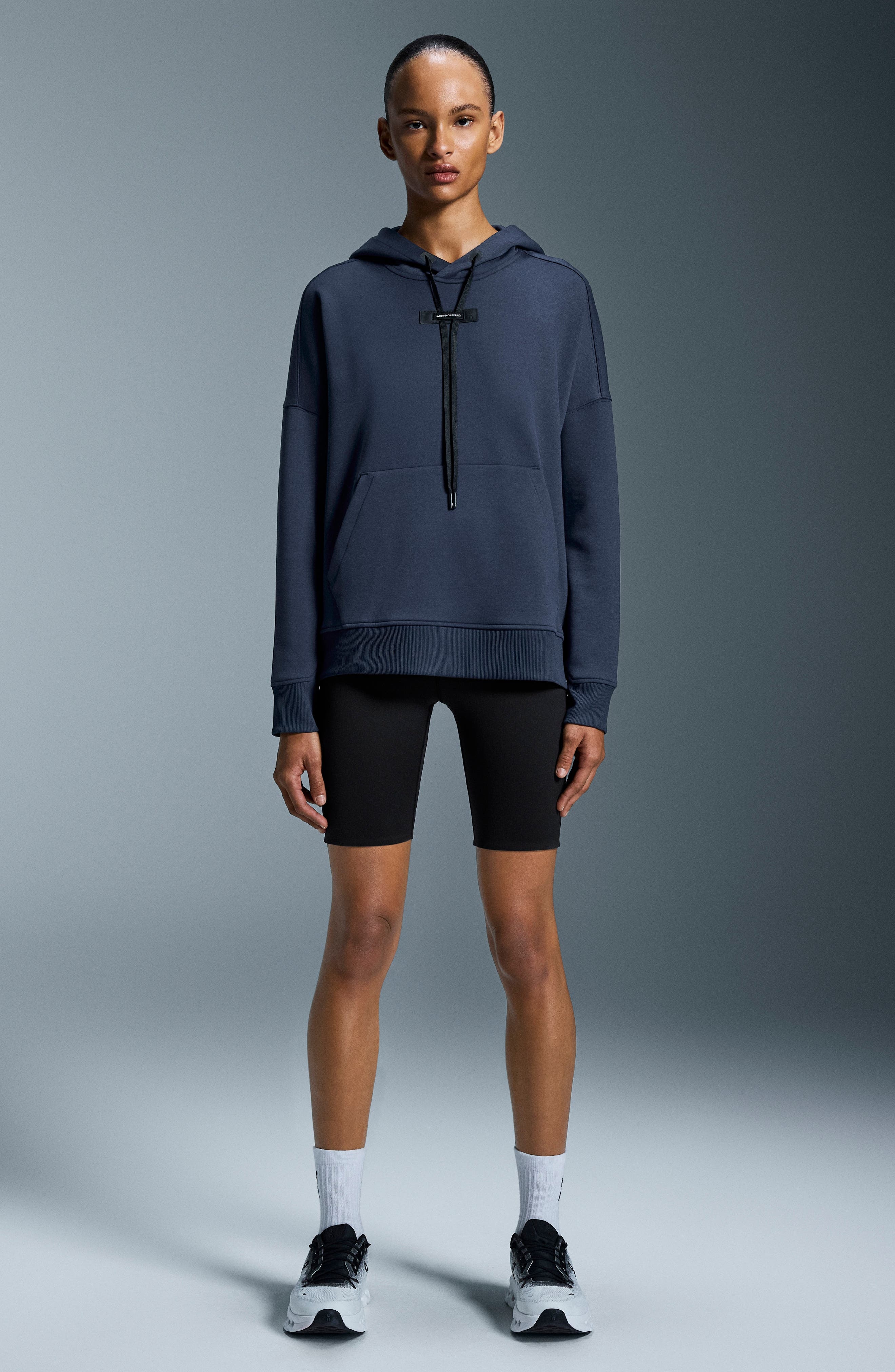 On Recycled Polyester Blend Hoodie in Midnight at Nordstrom - 5