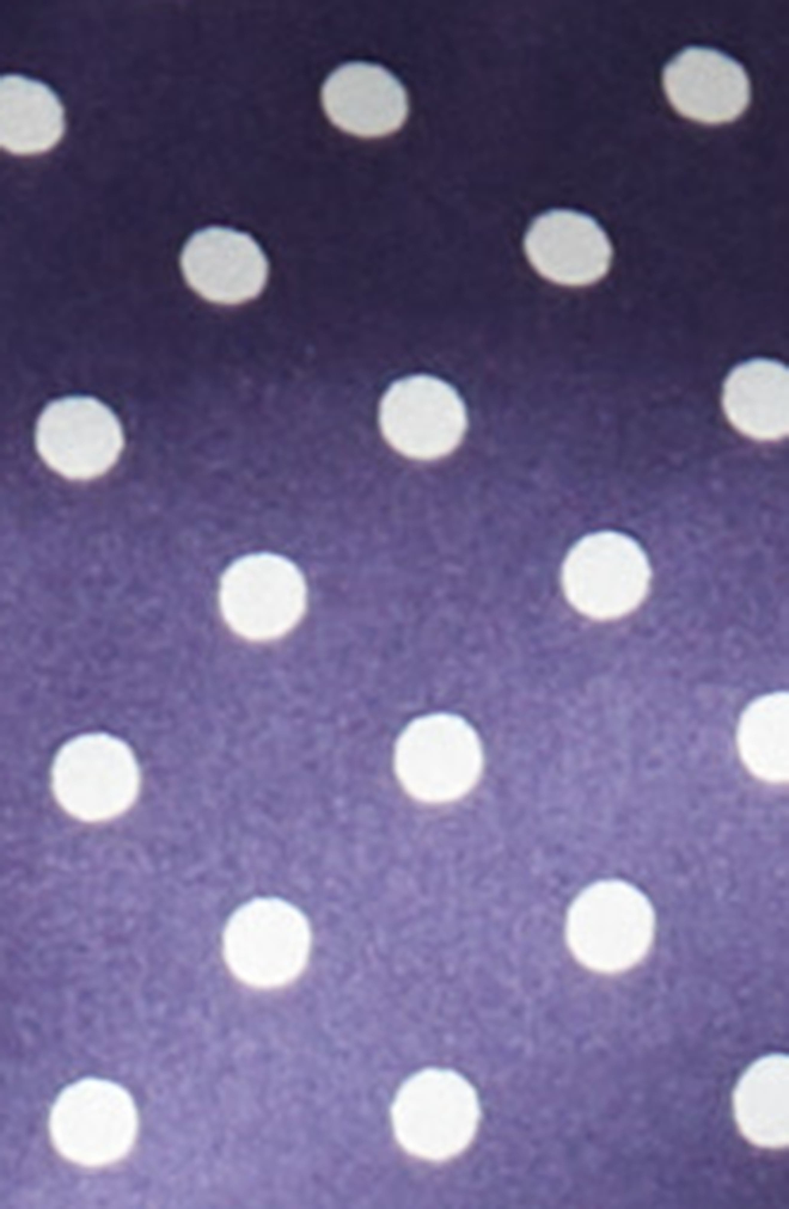 Sandy Liang Lucy Polka Dot Asymmetric Satin Skirt in Navy Multi at Nordstrom - 7