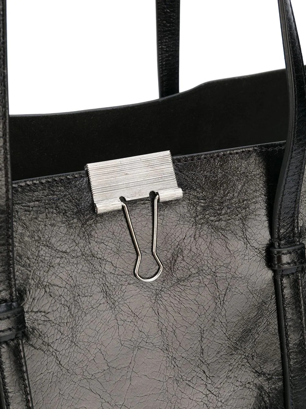 leather tote bag - 4