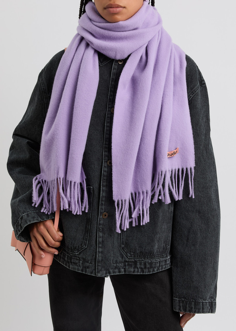 Acne Studios Acne Studios Canada Fringed Wool Scarf outlook