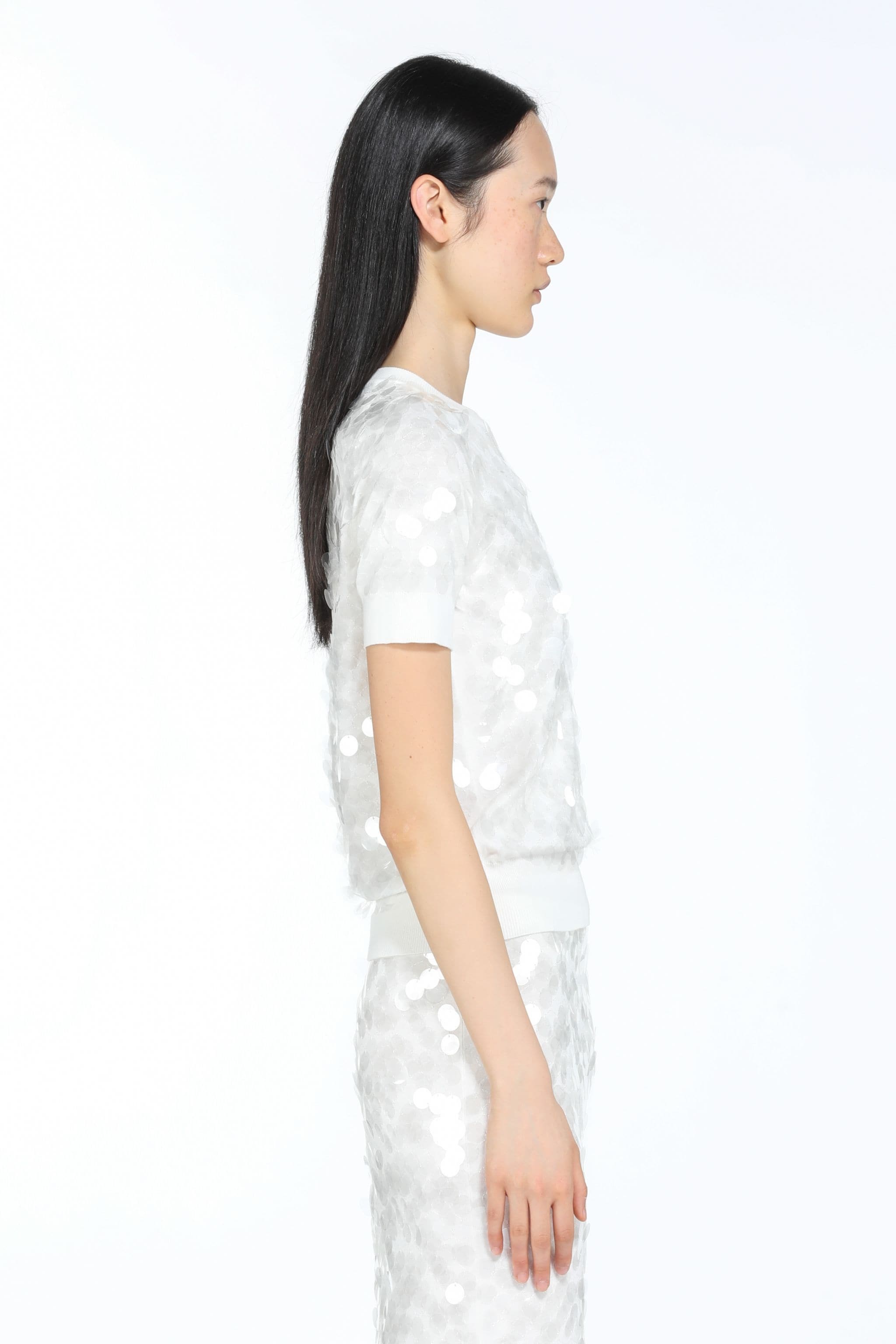 SEQUIN COTTON SWEATER - 3