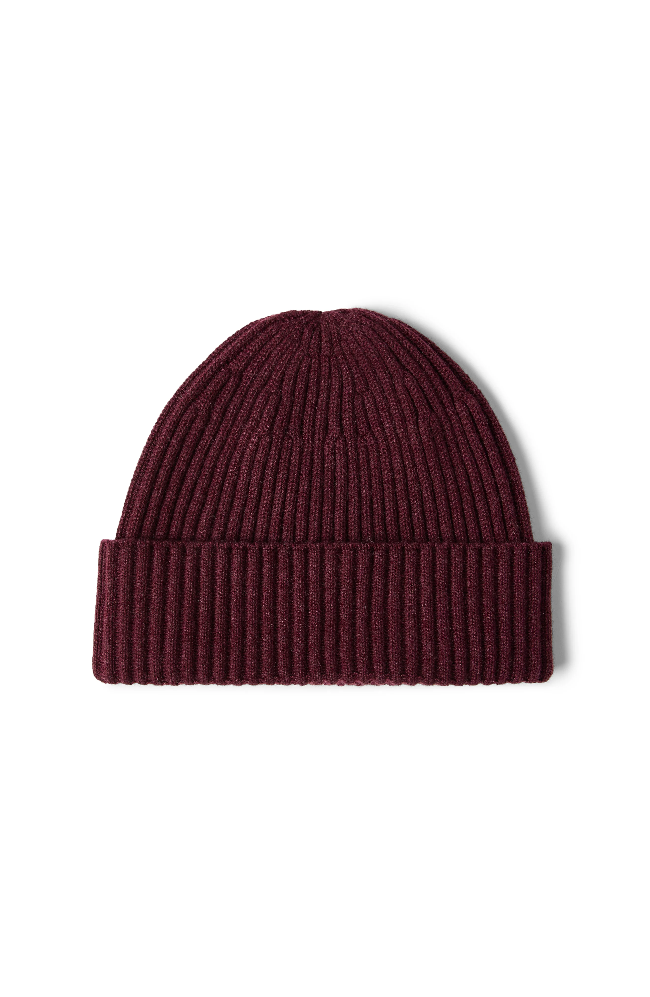 Brunello Cucinelli Cashmere rib knit beanie in Amaranth at Nordstrom - 1