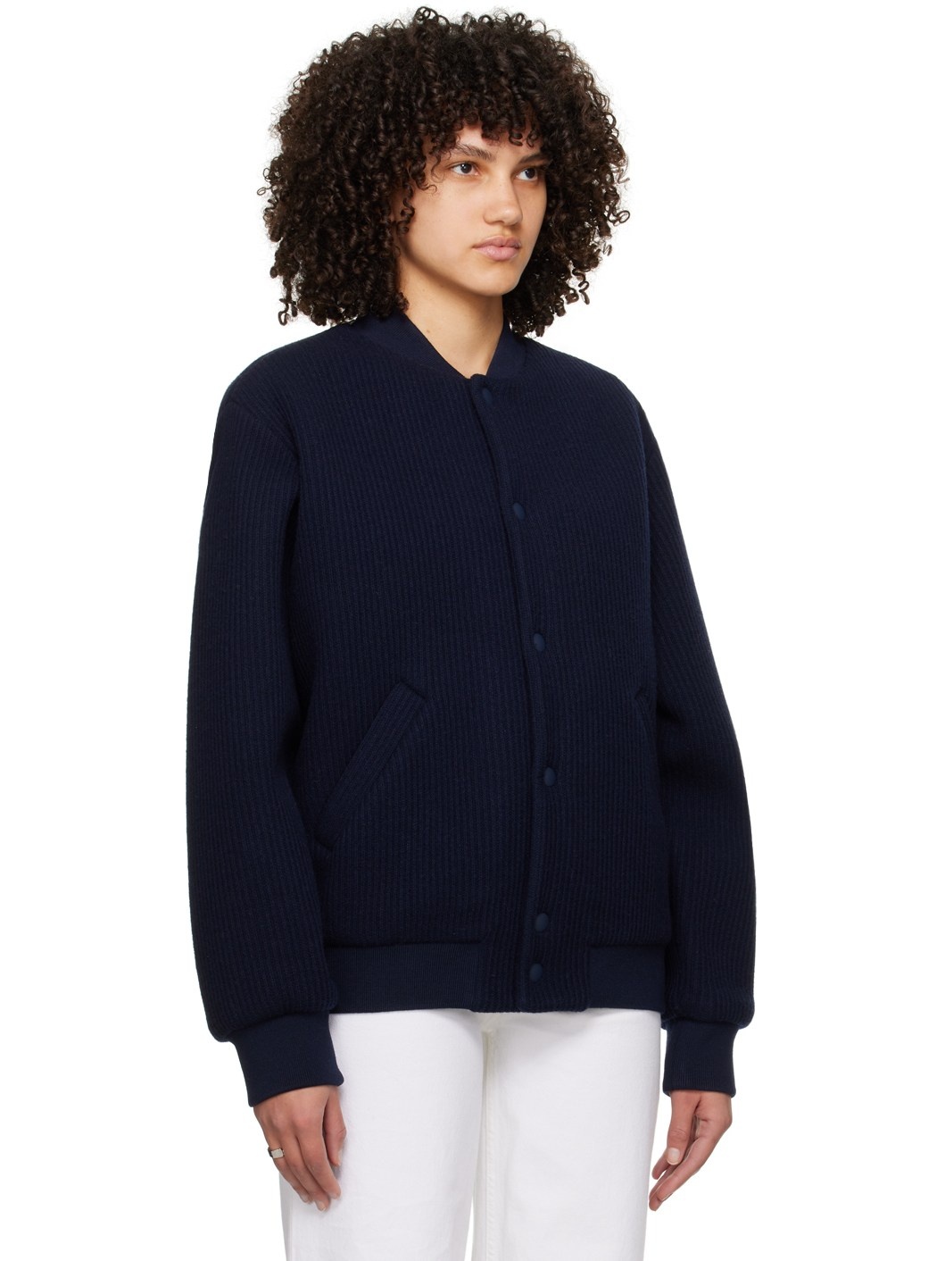 Navy Mick Bomber Jacket - 2
