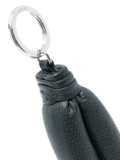Lemaire logo-engraved leather keyring outlook