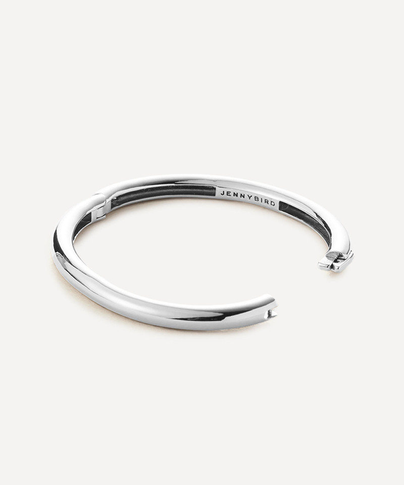 Silver-Plated Gia Bangle Bracelet 3