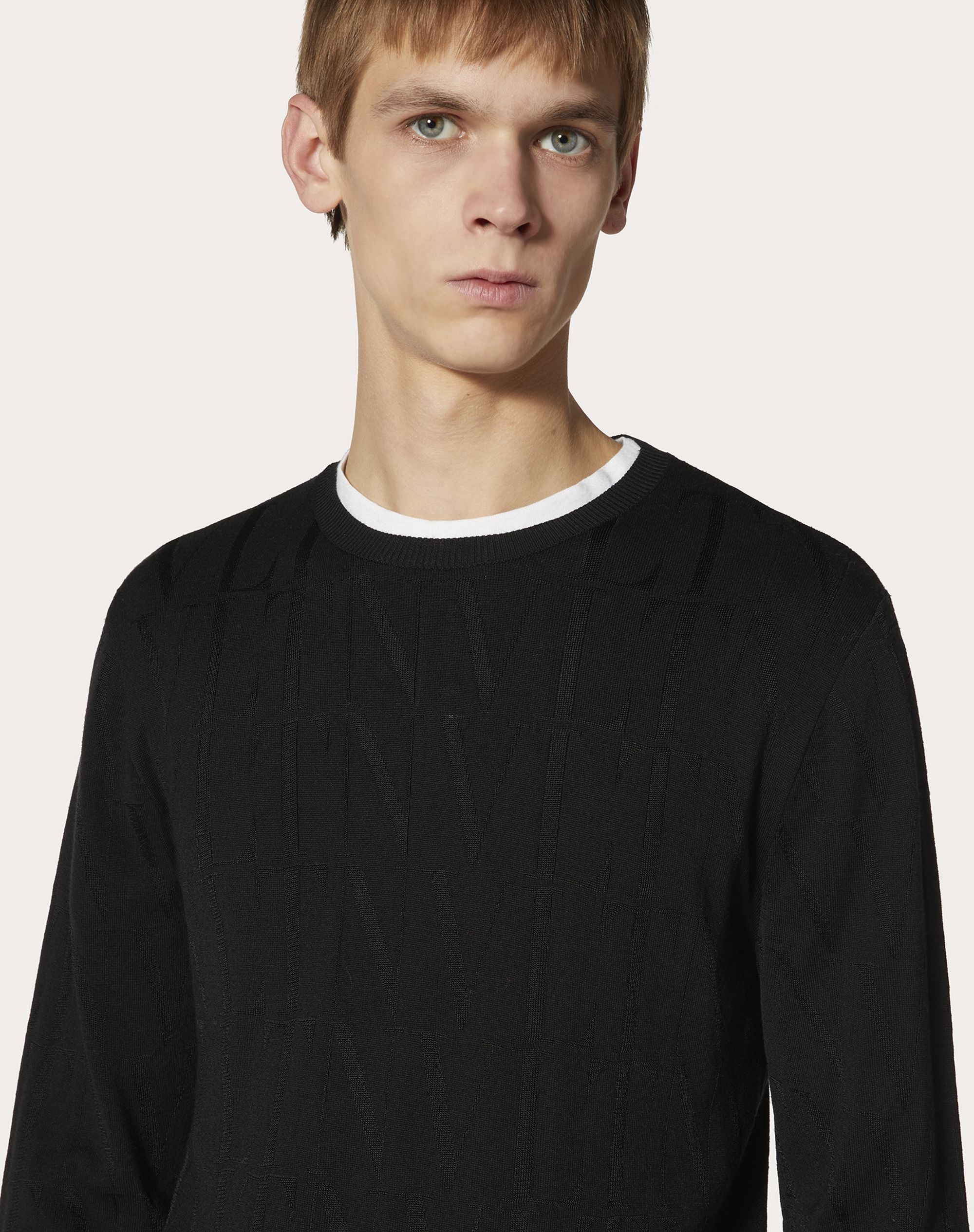 VLTN TIMES CREW-NECK SWEATER - 5