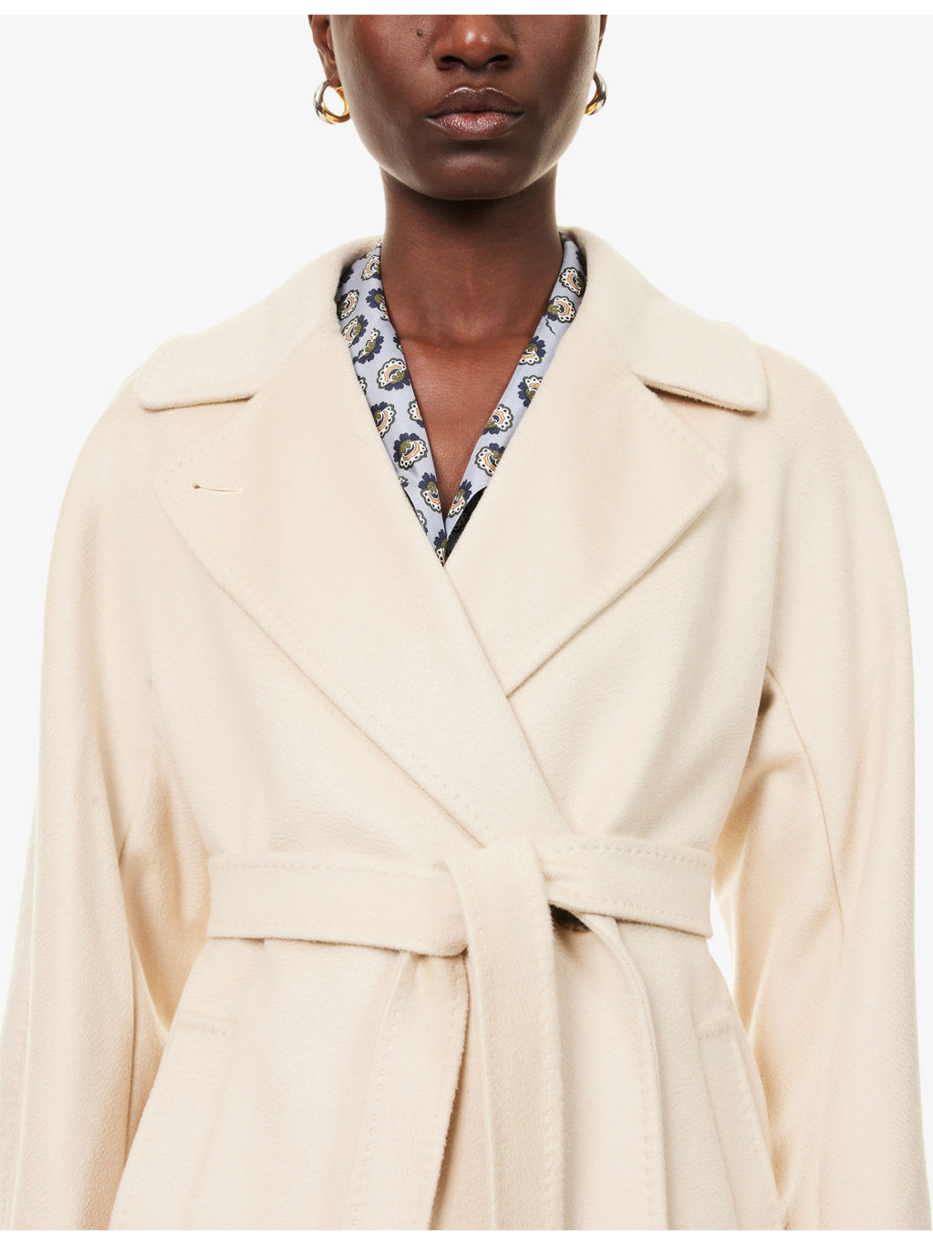 Resina Notch-Lapels Wool Coat - 5