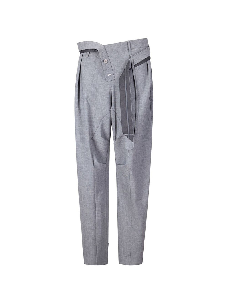 strapped baggy trousers 1