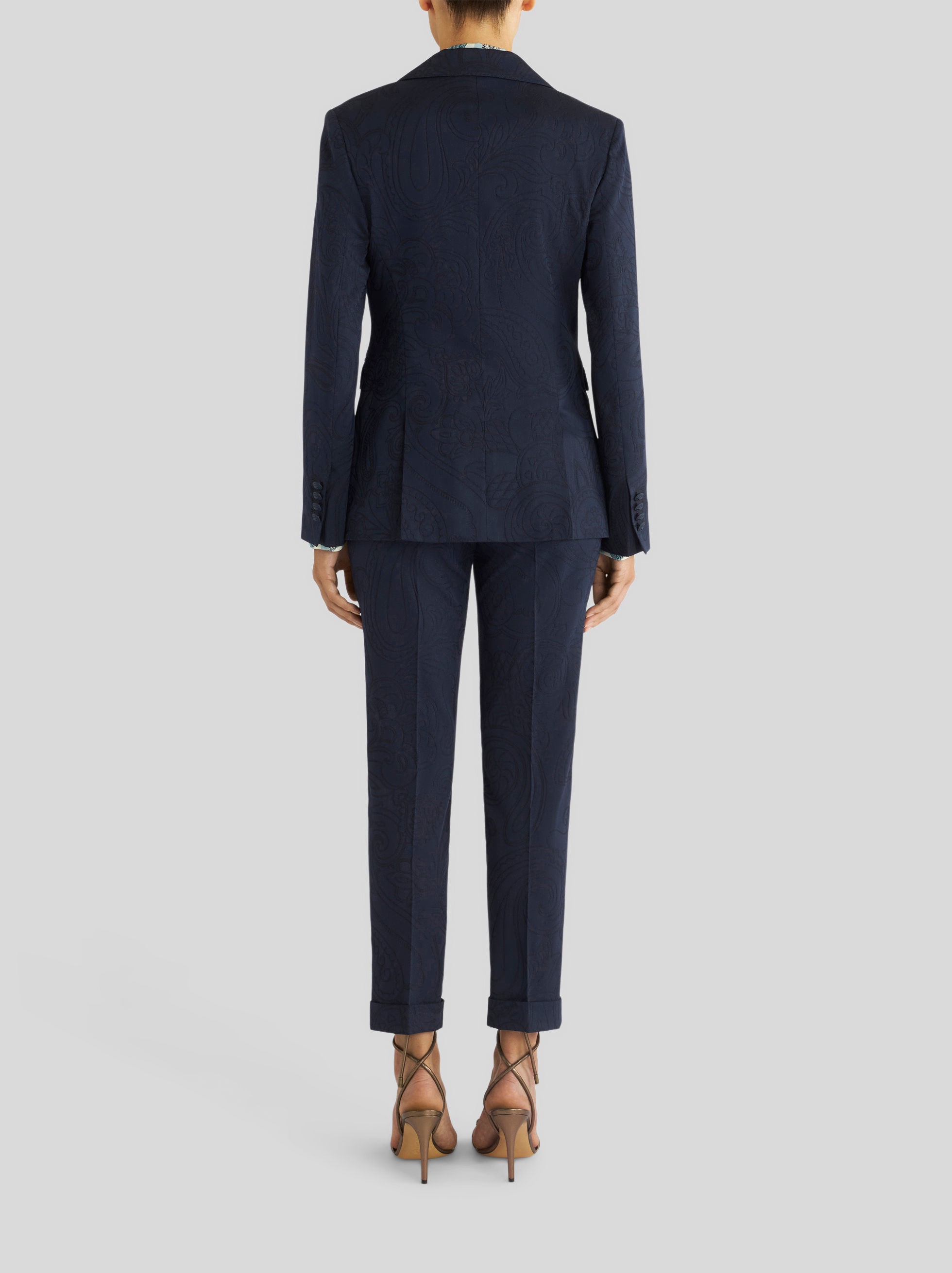 TAILORED PAISLEY JACQUARD JACKET - 4
