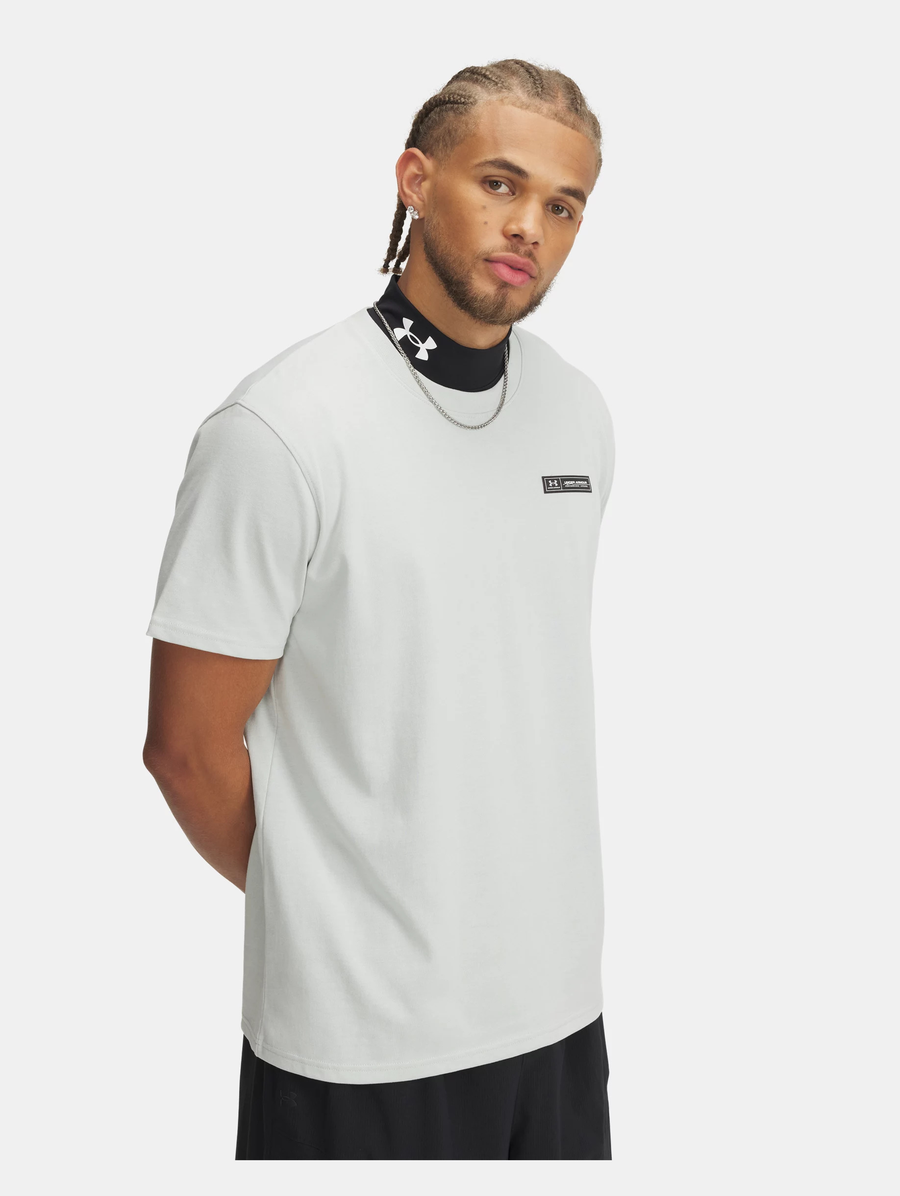 Men's UA Heavyweight Armour Label Short Sleeve - 1