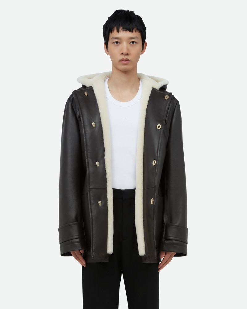 Thought Parka Leather Coat 3
