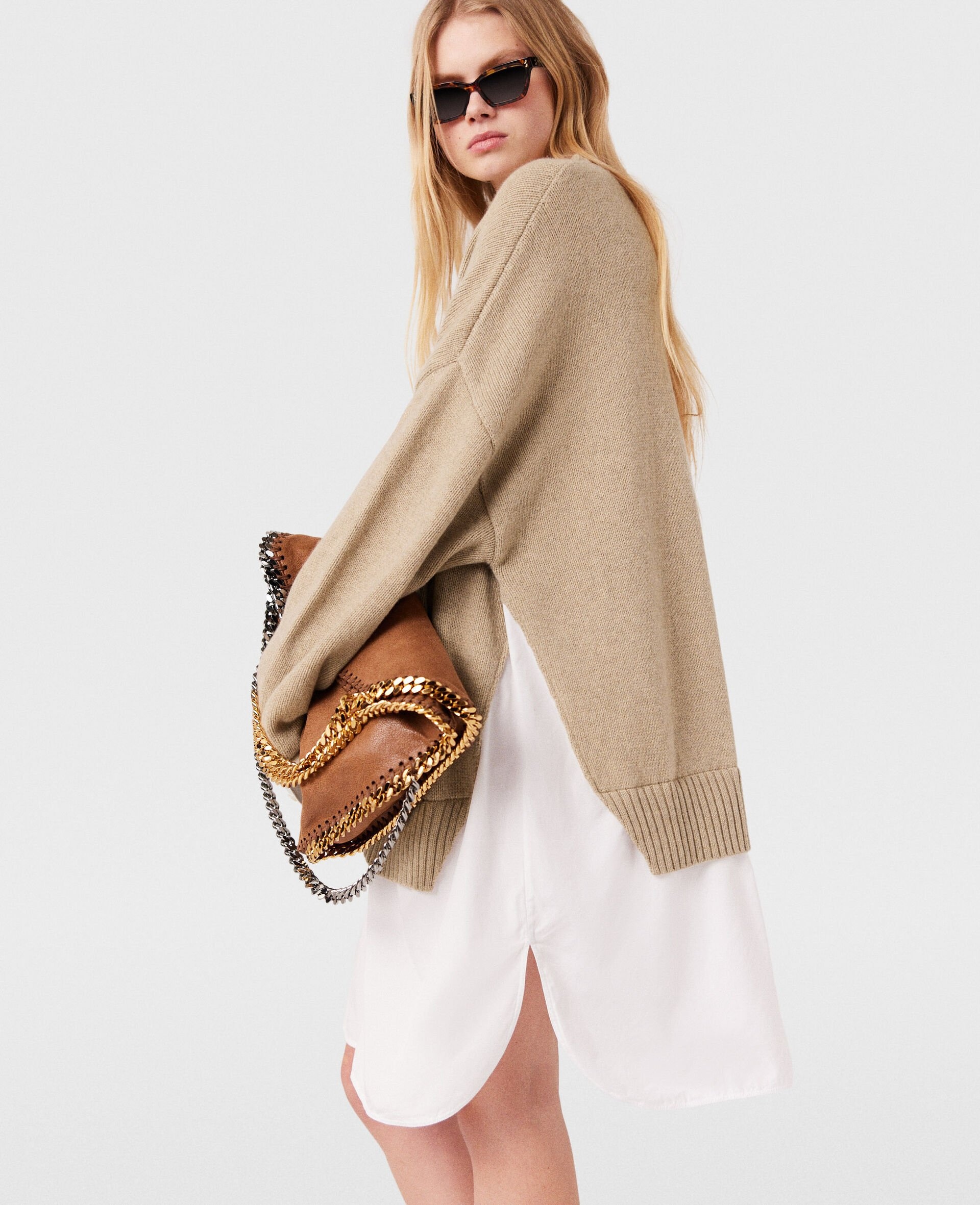 Shirting Details Long Sleeve Sweater - 5