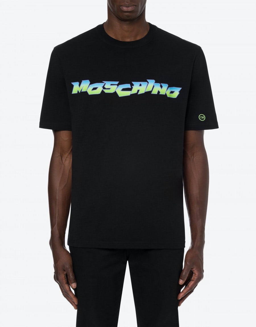 MOSCHINO SURF LOGO ORGANIC COTTON T-SHIRT - 2