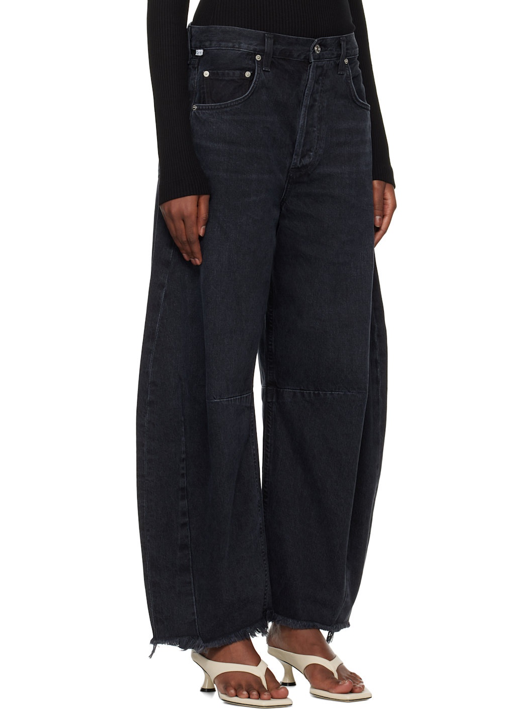 Black Horseshoe Jeans - 2