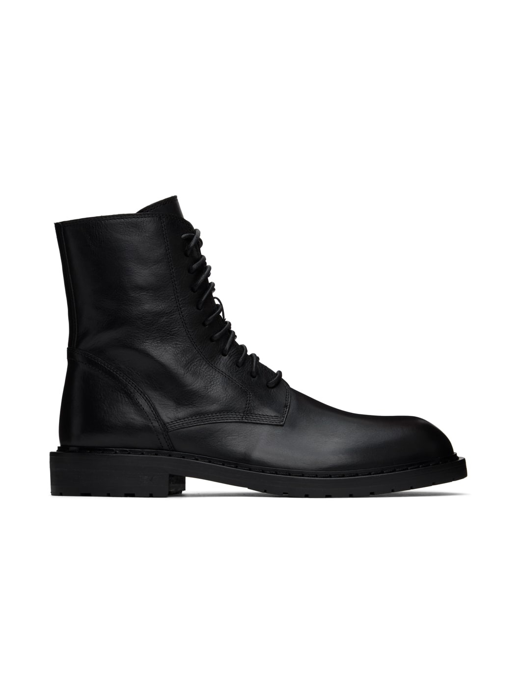 Black Combat Boots - 1