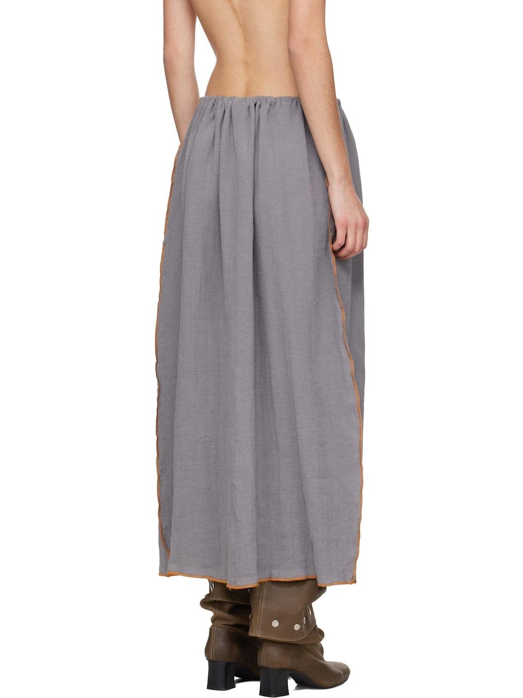 Gray Max Maxi Skirt - 3