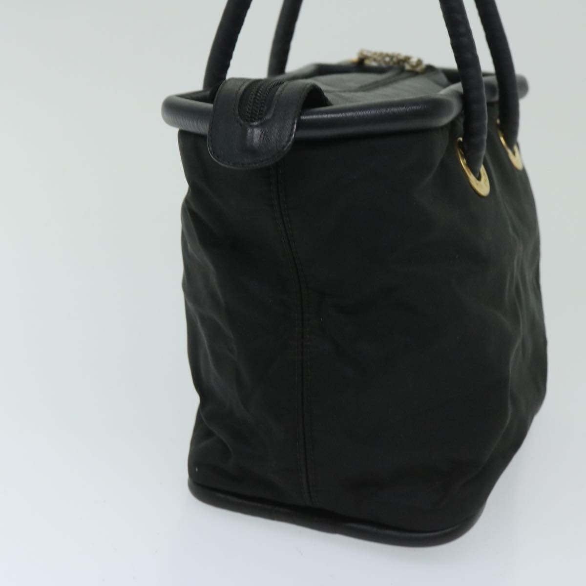 CELINE Hand Bag Nylon Black - 3