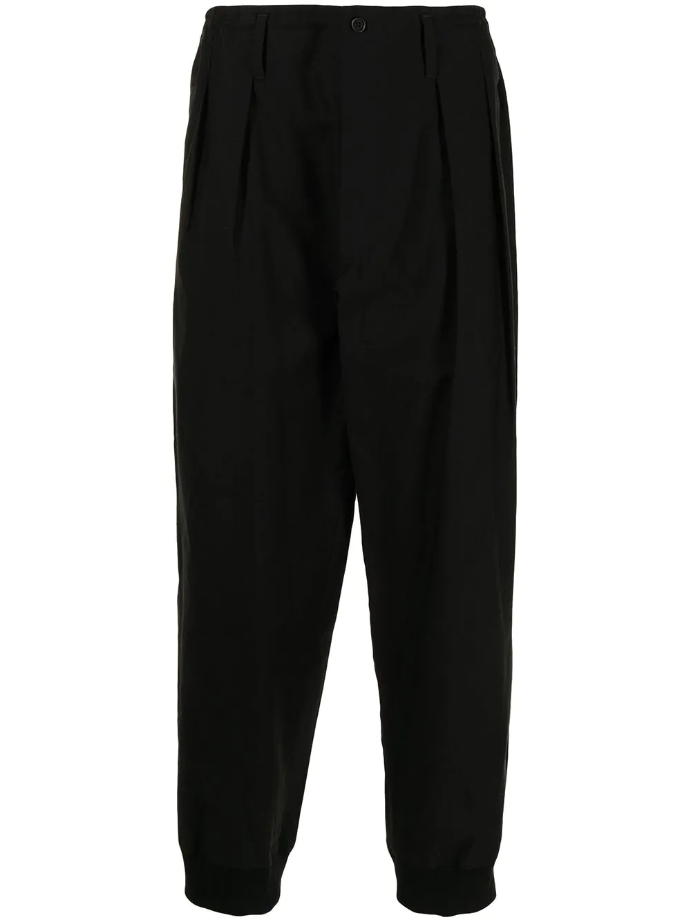 pleated-waist trousers - 1