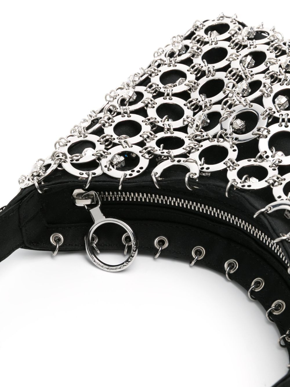 Sphere chainmail-embellished shoulder bag - 4