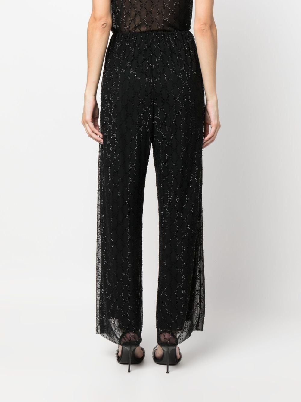 GG crystal-embellished trousers - 4
