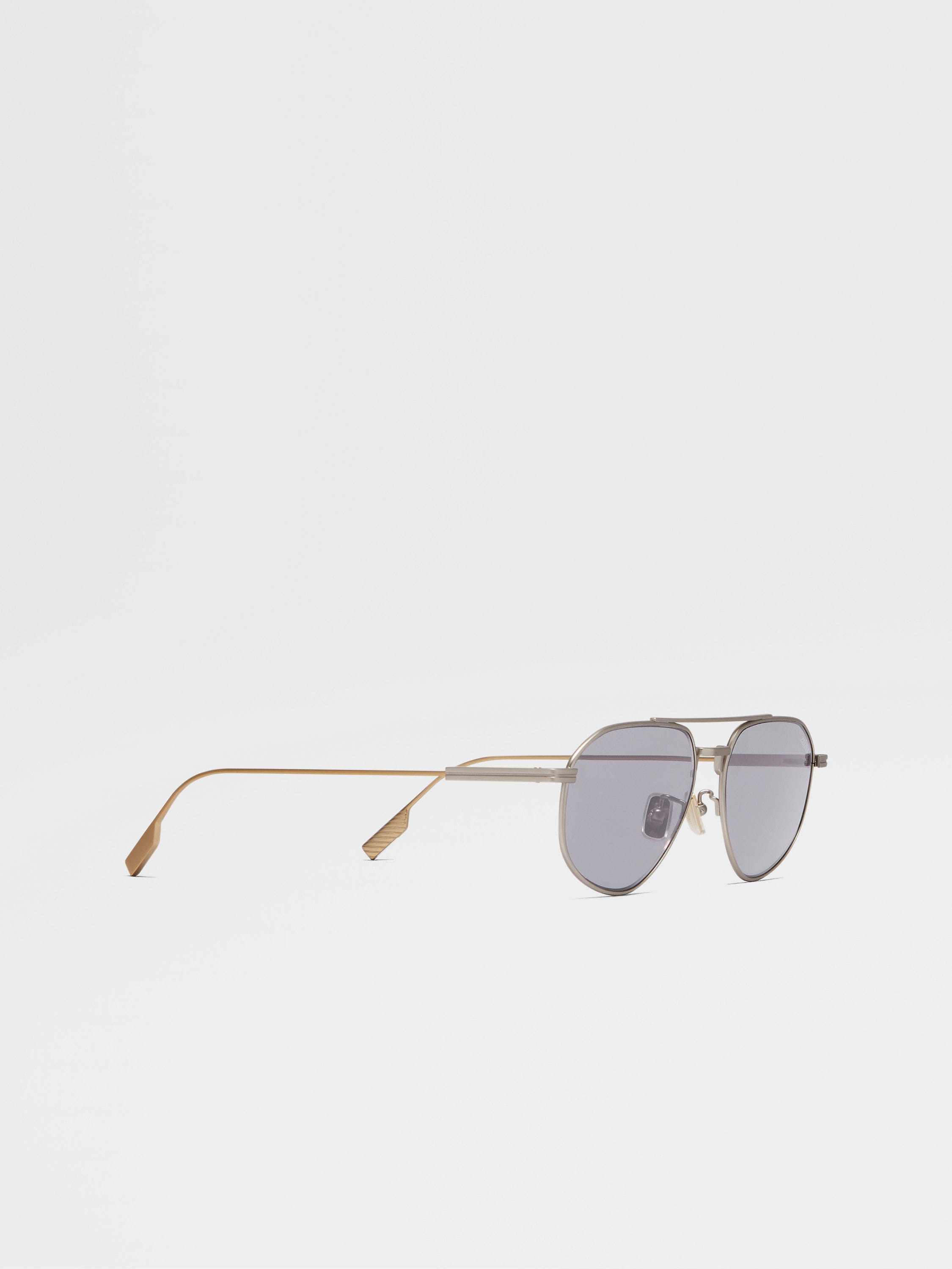 SATIN PALLADIUM TITANIUM SUNGLASSES - 3