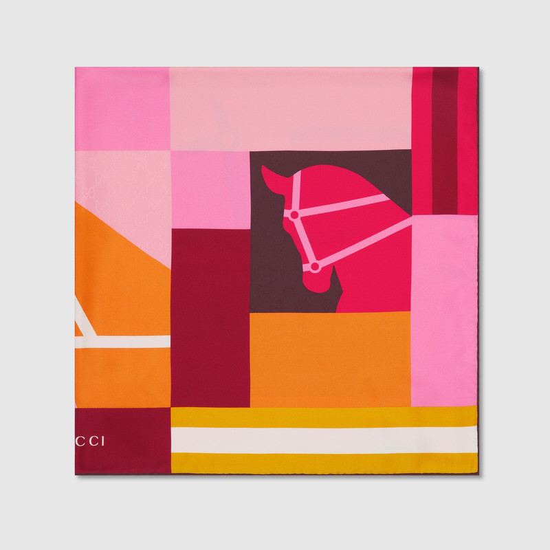 GUCCI Printed silk carré outlook