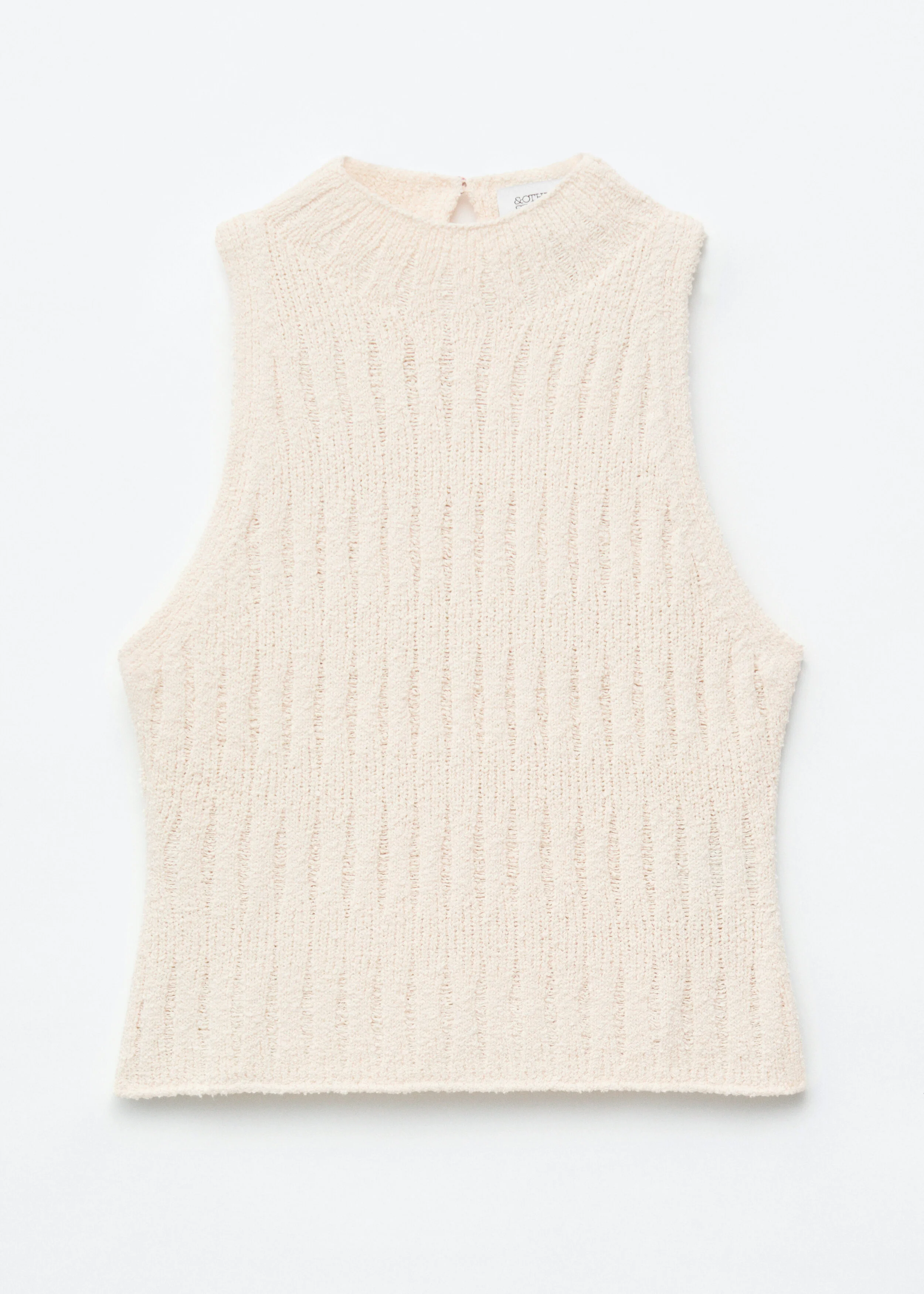 Knitted Silk Tank Top - 1