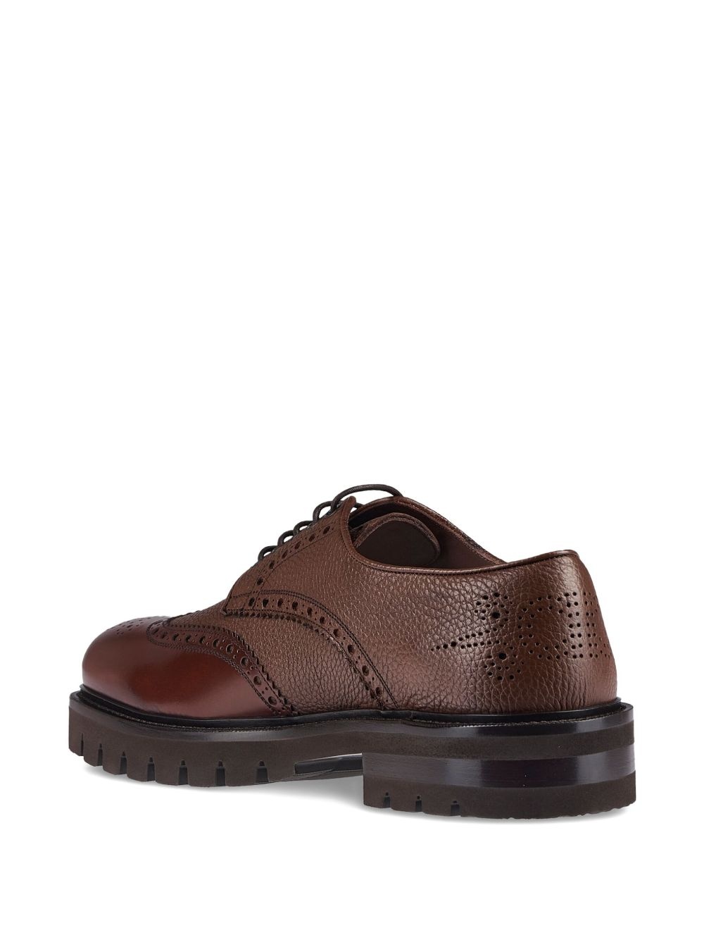 leather brogue shoes - 3