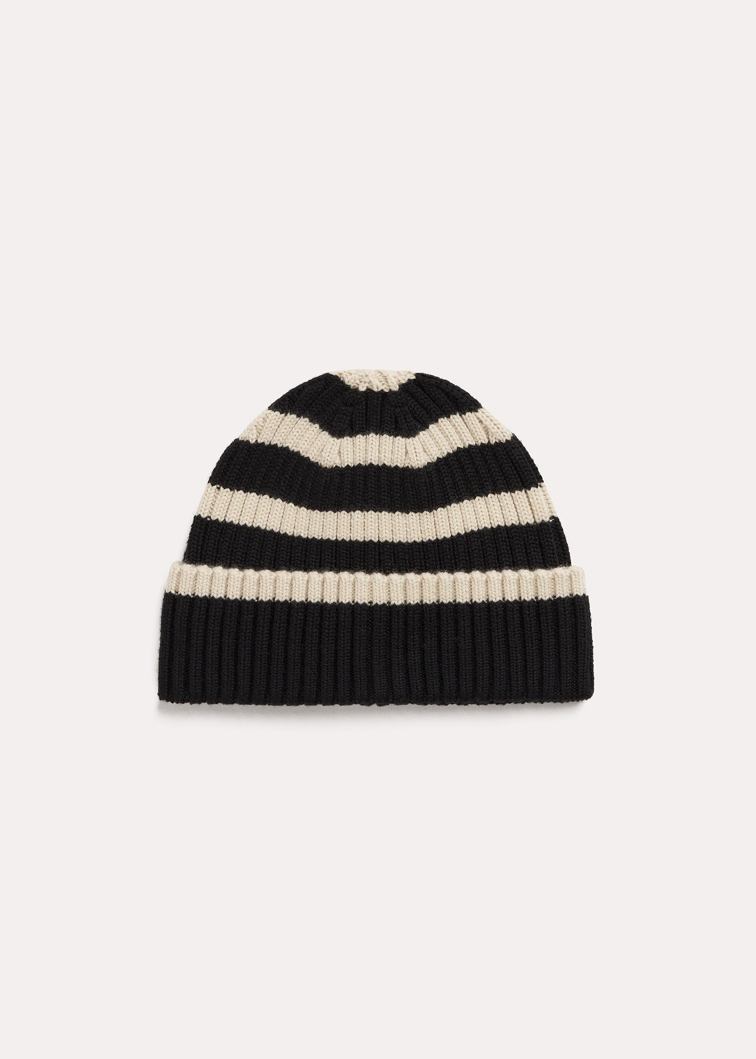 Signature stripe beanie black - 4