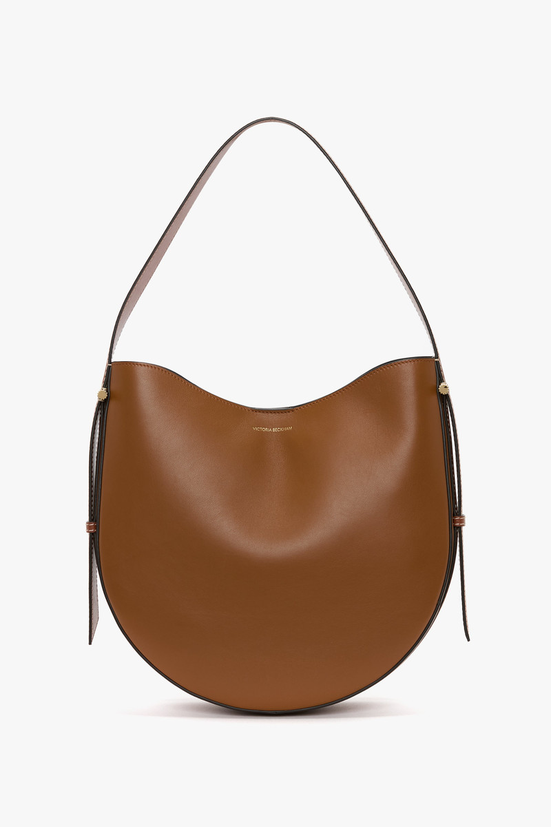 Dia Hobo Bag In Tan Smooth Leather 1