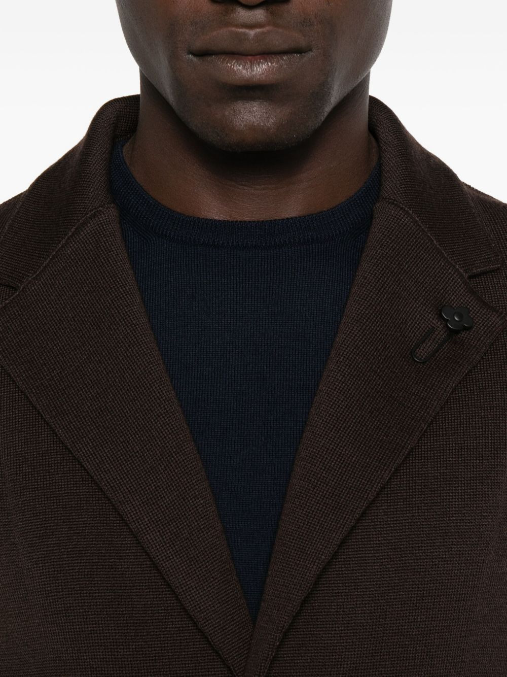 patch-pocket wool blazer - 5