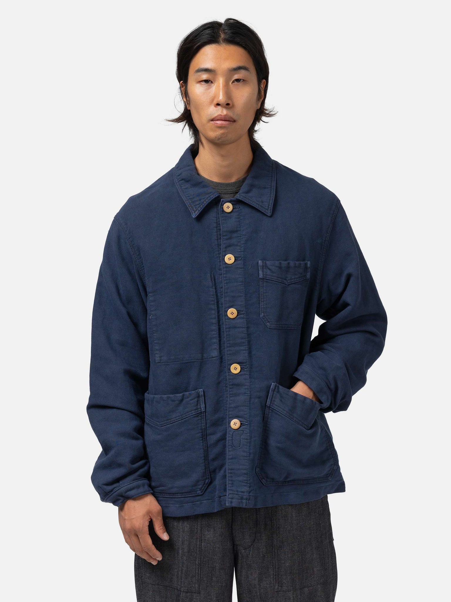 Travail Coverall Moleskin DMGD Blue - 4