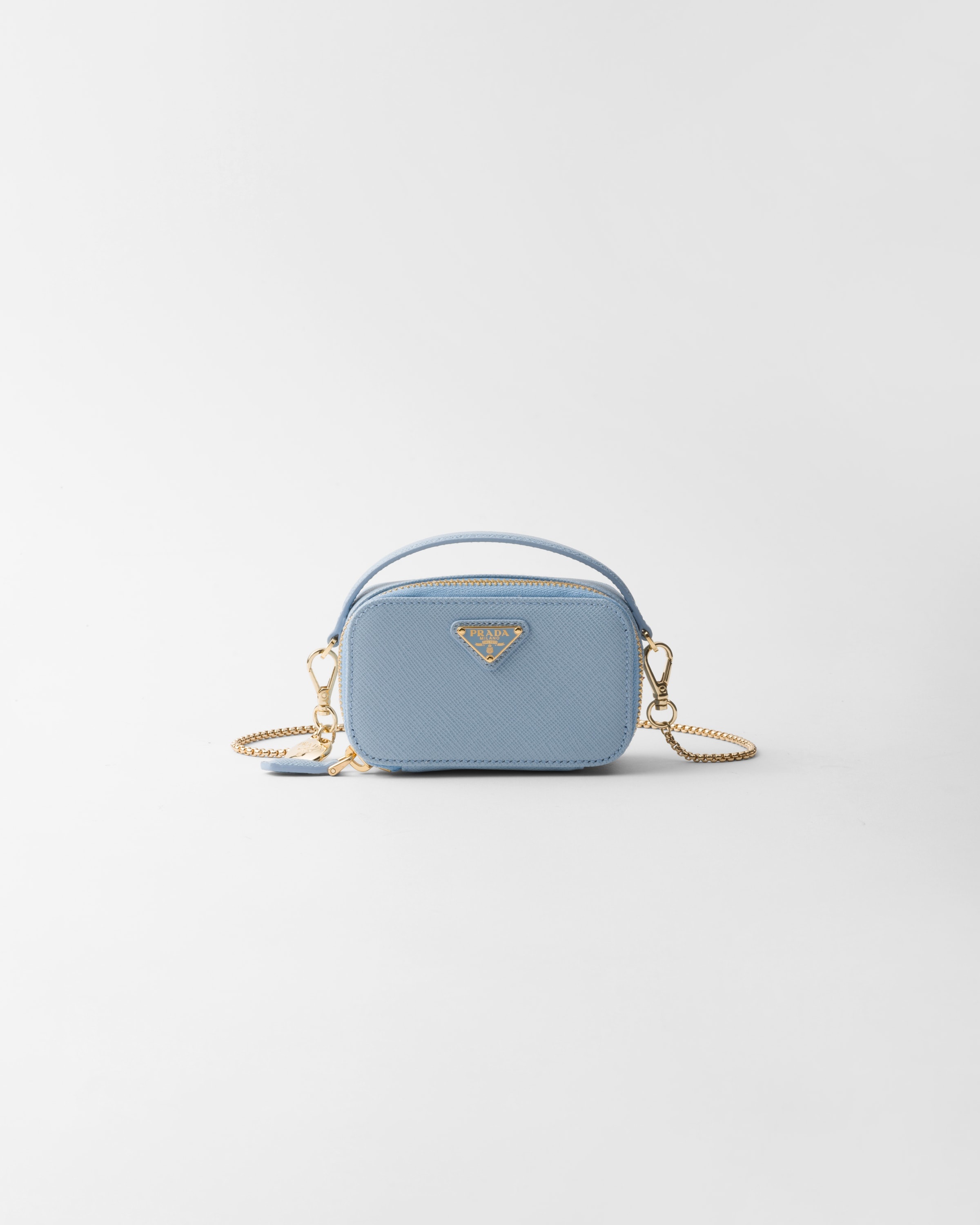 Saffiano leather mini-pouch - 1