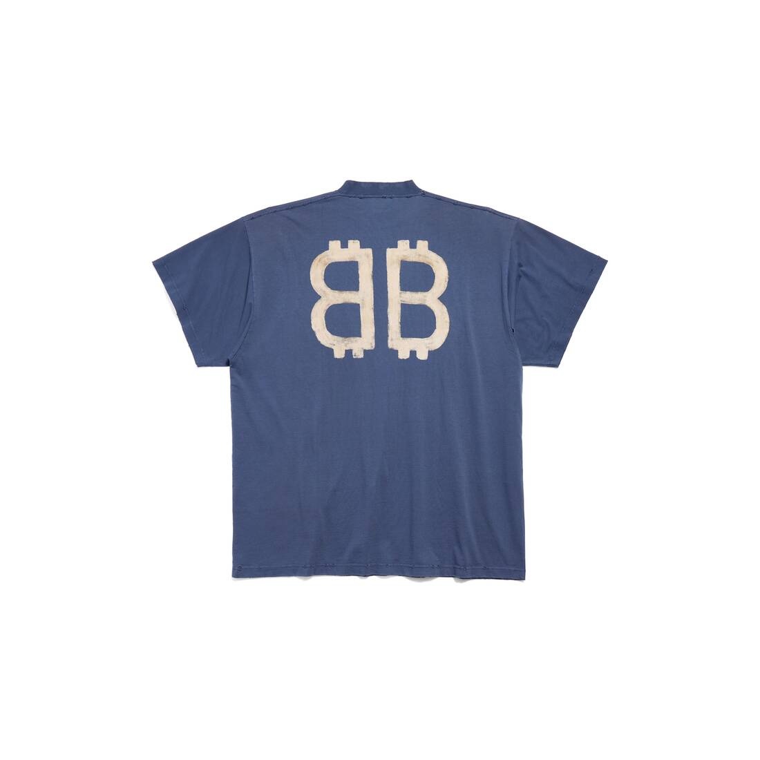 Crypto T-shirt Oversized in Blue - 6