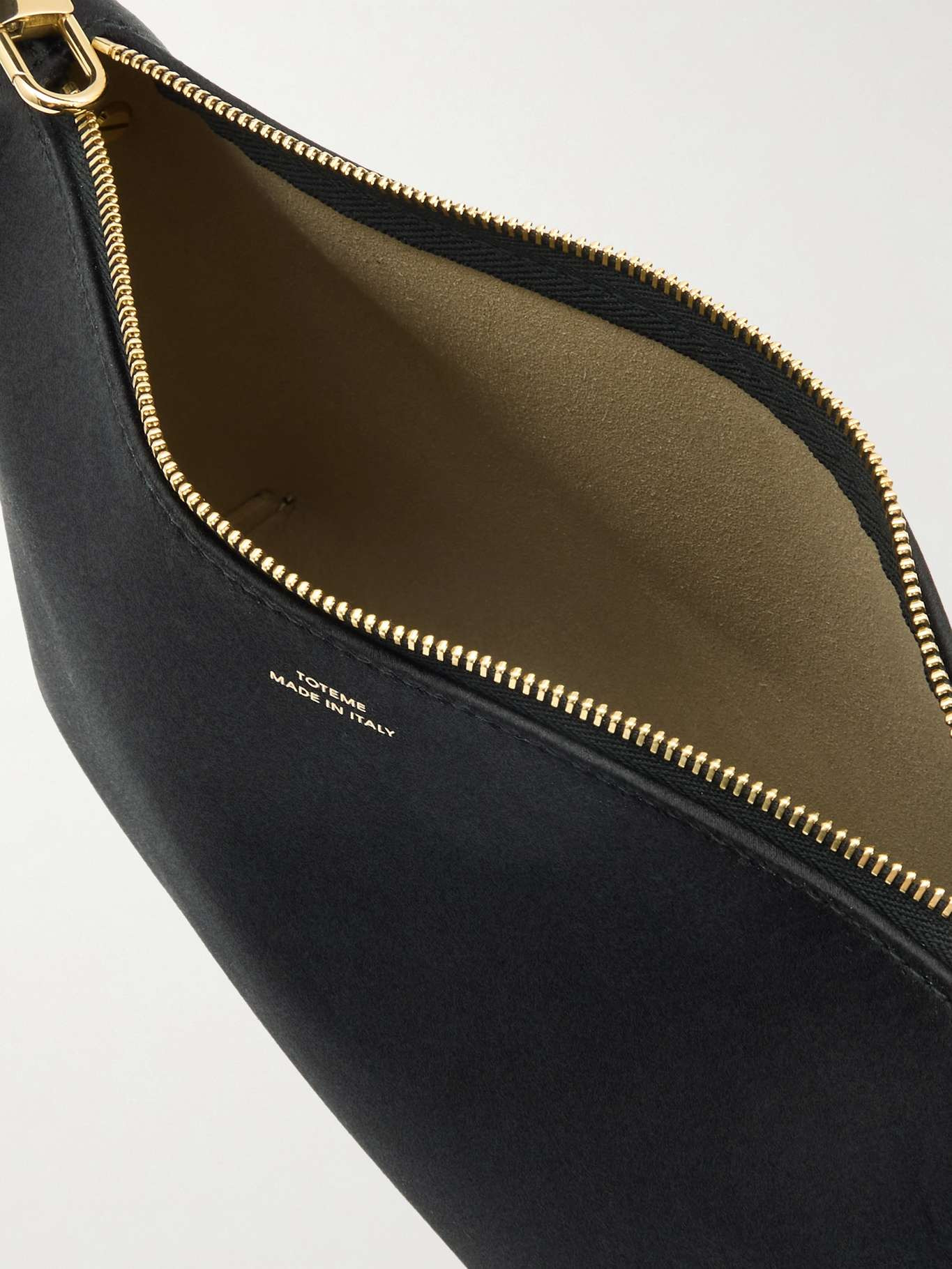 Bevel satin clutch Black - 5