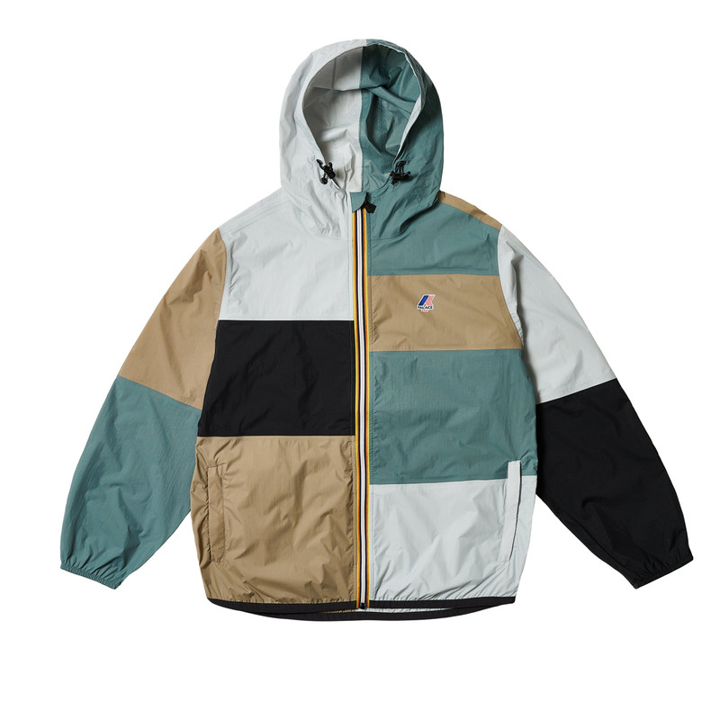 PALACE K-WAY LE VRAI 4.0 CLAUDE PACKABLE JACKET MULTI / BLUE / BLACK - 1