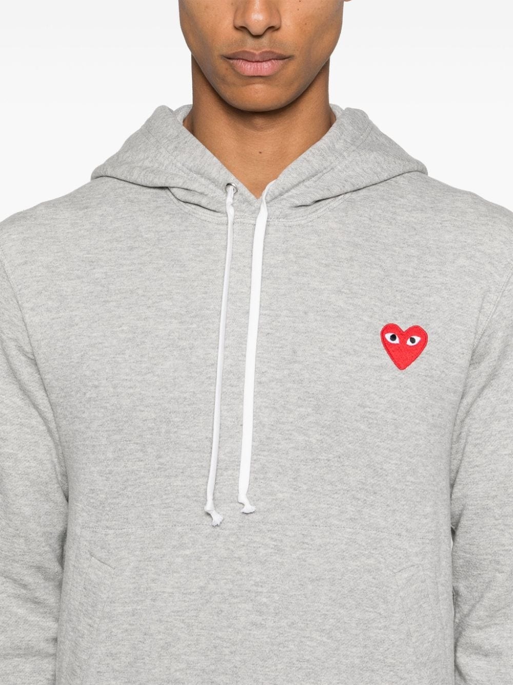 heart-patch hoodie - 6