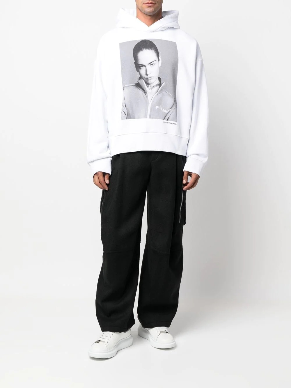 x Sims photograph-print hoodie - 2