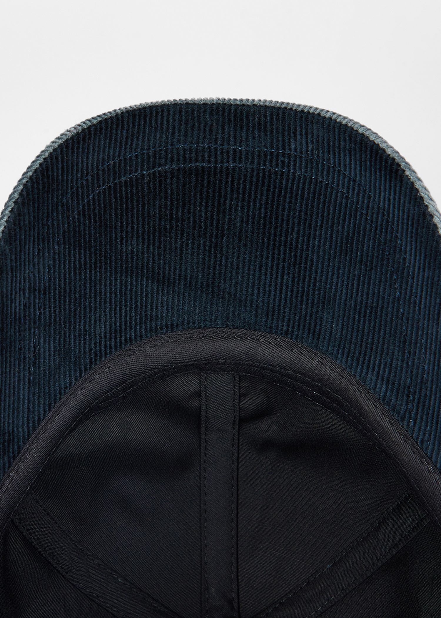 Light Blue Corduroy Baseball Cap - 4