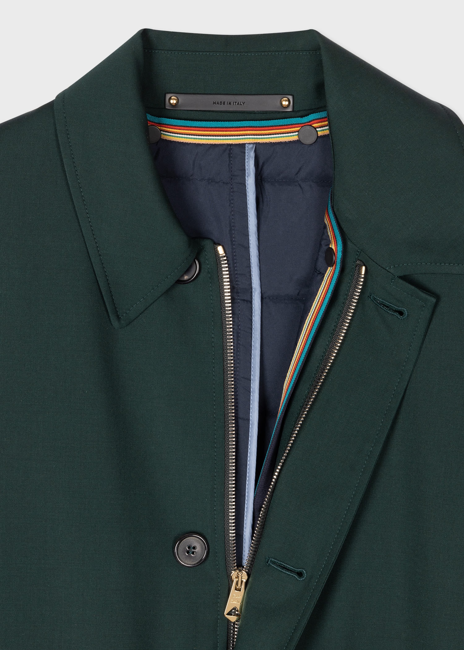'Storm System' Wool Mac With Detachable Gilet - 2