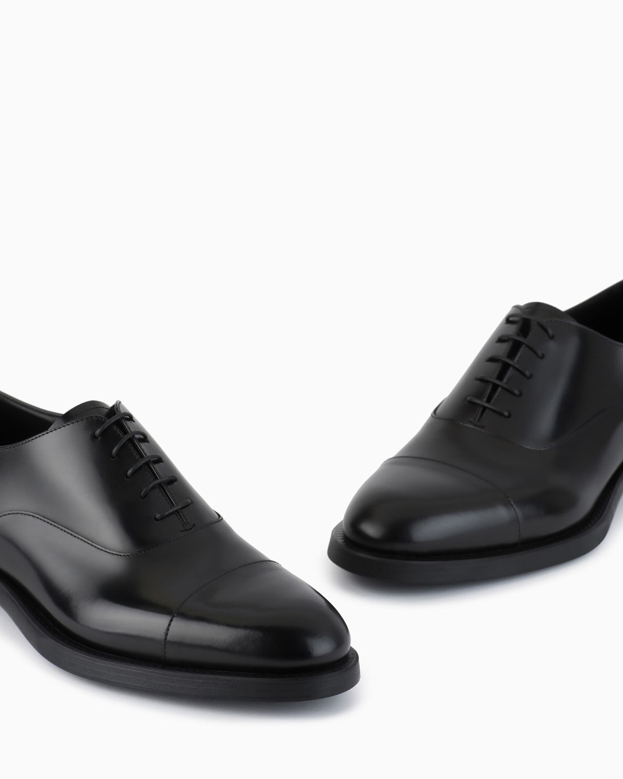 Gradient leather Oxford shoes - 4
