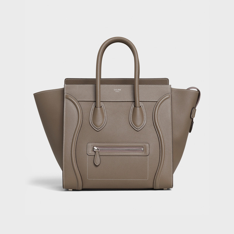 Mini Luggage handbag in drummed calfskin 1