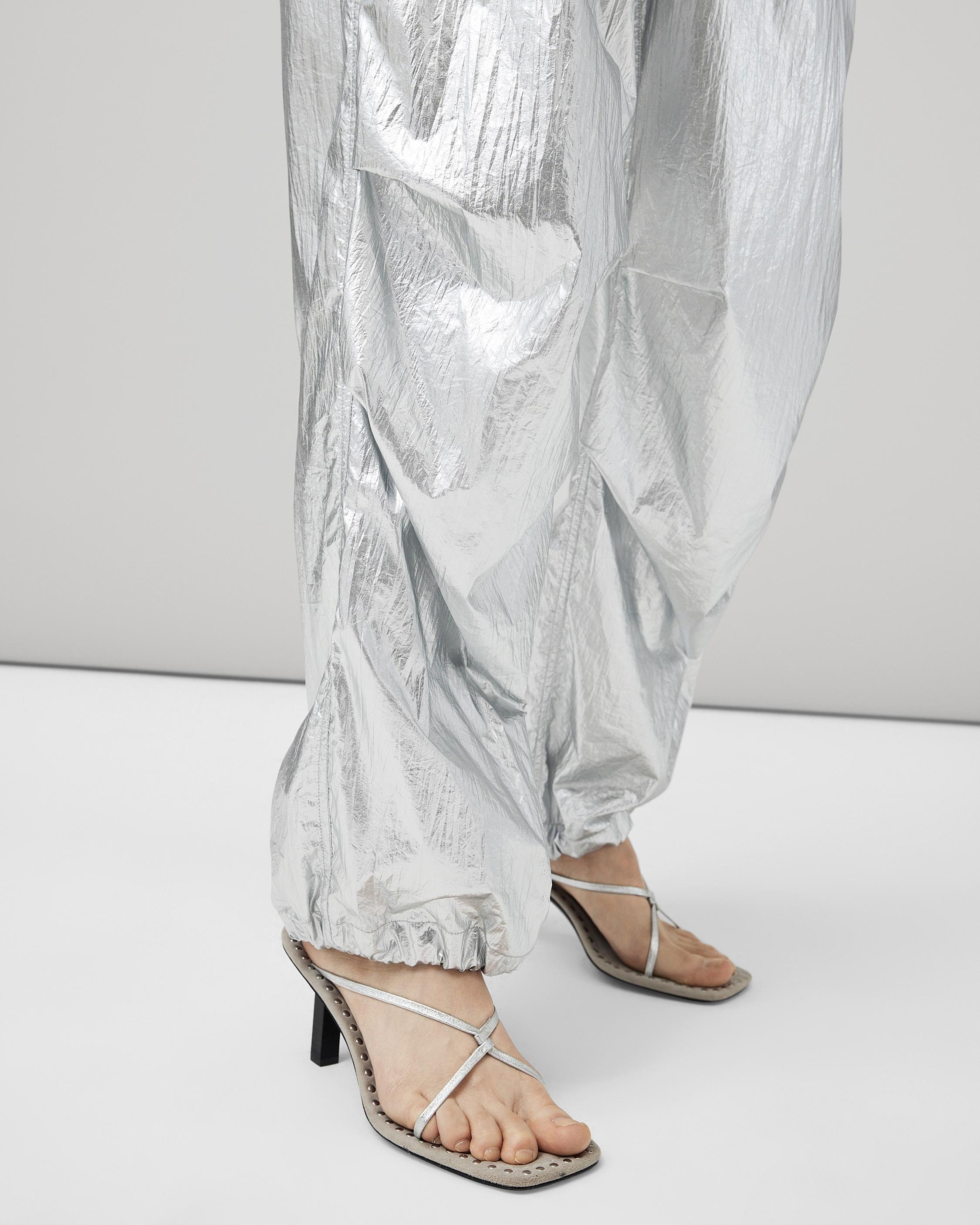Becky Metallic Nylon Flight Pant
Relaxed Fit Pant - 7