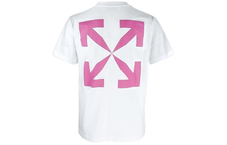 Off-White Logo Alphabet Printing Arrow Short Sleeve White OMAA027S22JER0130132 - 2