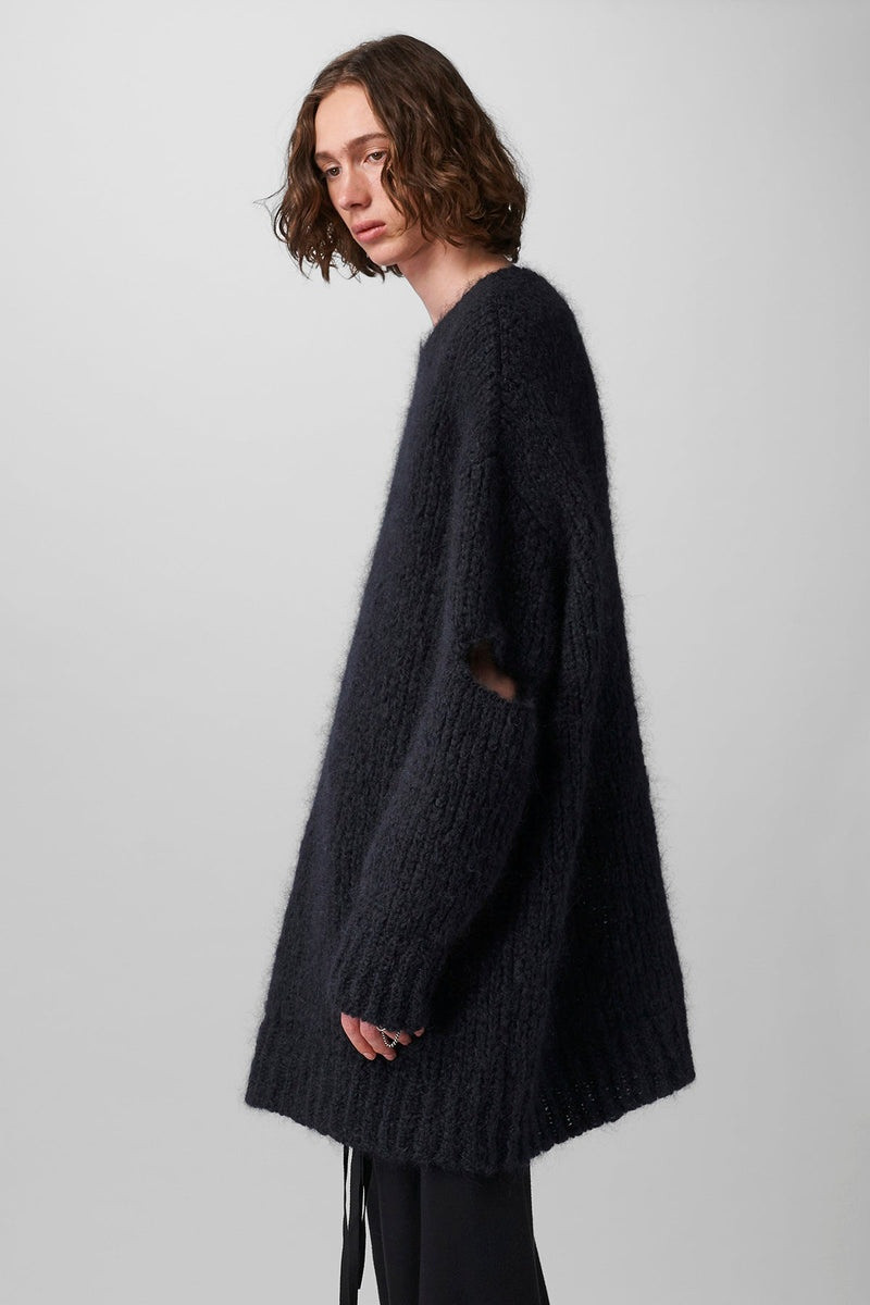 Ann Demeulemeester Angelo Knitted High Comfort Crewneck outlook